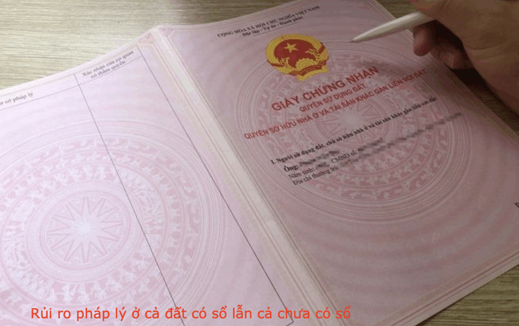 Đào Xuân Vinh - rủi ro pháp lý với đất có sổ lẫn chưa sổ